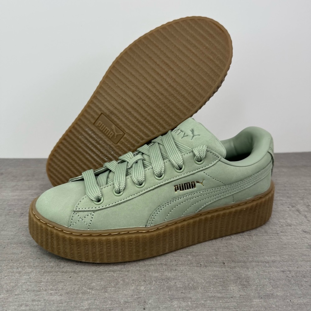 Puma x Fenty Creeper Phatty Sneakers -Green Fog/Gum- 399865-02 Men's Size 8.5